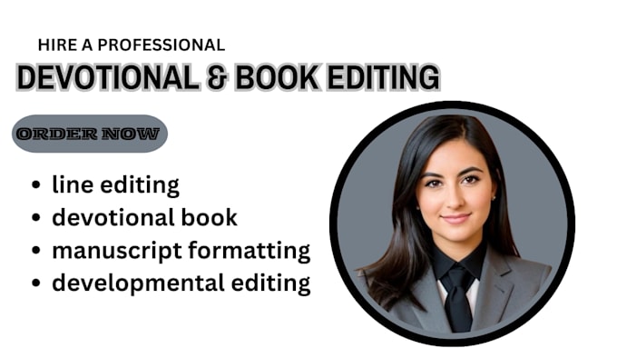 developmental line and manuscript formatting for your book