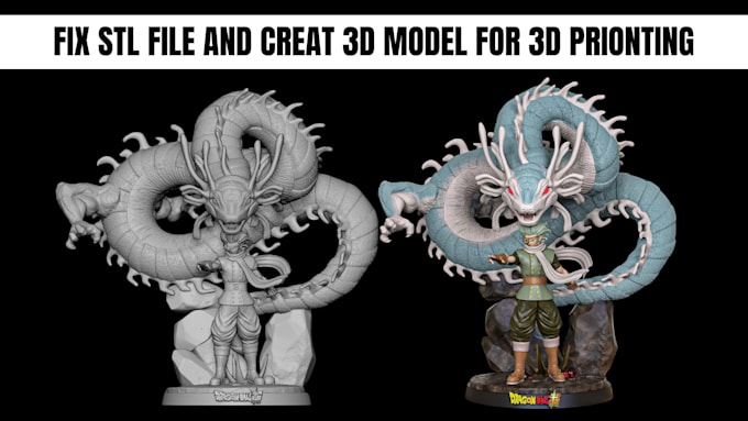do stl file repair, modify, edit, create, fix stl file and 3d model repair