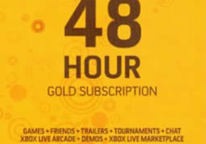48 hour xbox shop live code