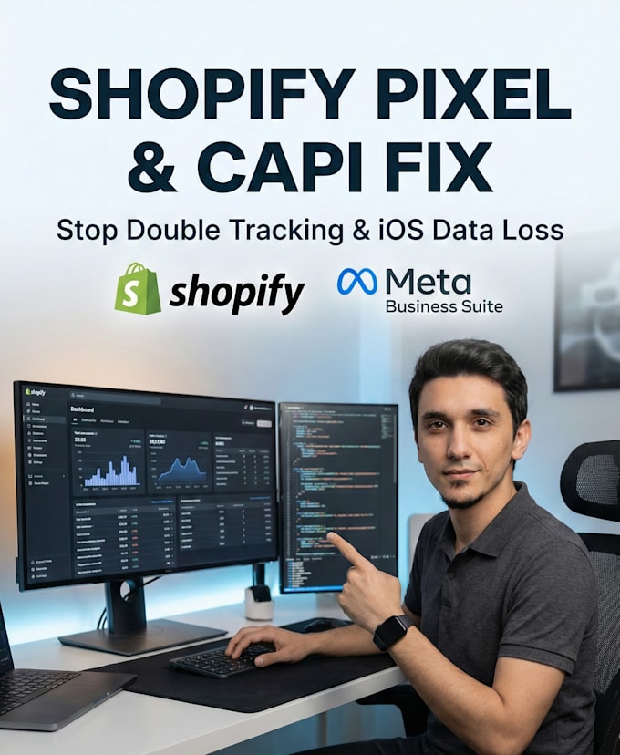 setup or fix shopify meta pixel, capi, and tracking