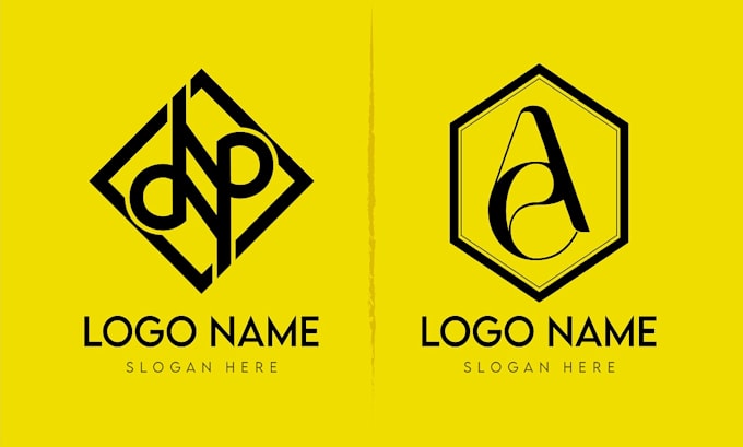 do modern monogram letter logo design
