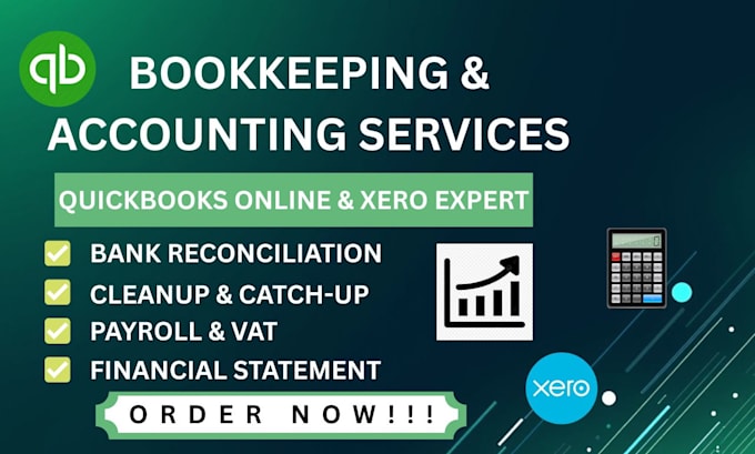 do xero bookkeeping, setup, cleanup and bank reconciliation