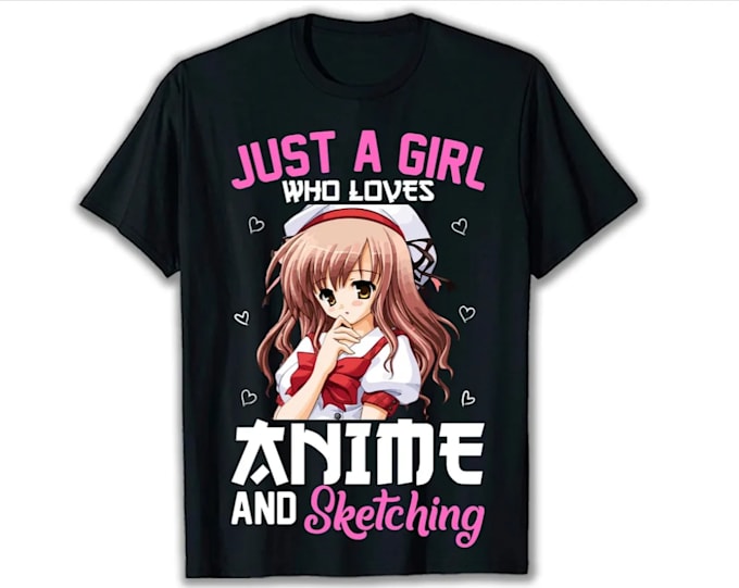 custom anime t shirt design