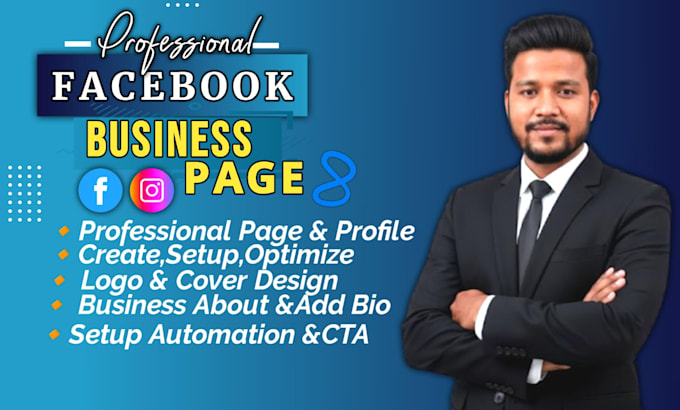 create, setup and optimize facebook business page
