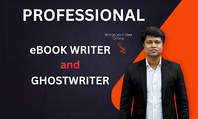 be your ghostwriter for nonfiction ebook writer