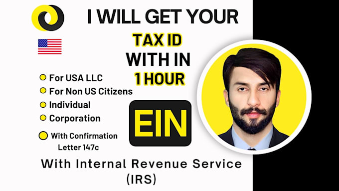 get your llc ein number tax id within 1 hour from irs