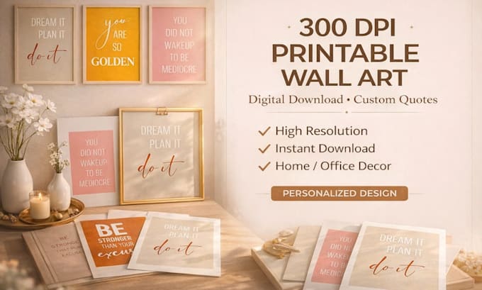 design creative poster and wall art design
