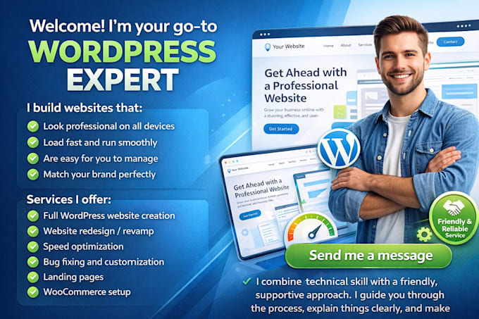 design a wordpress or lovable website that converts