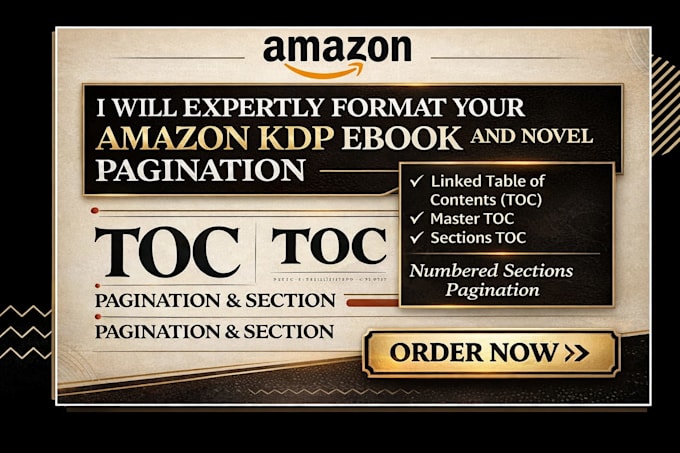 expertly format your amazon KDP ebook and novel pagination
