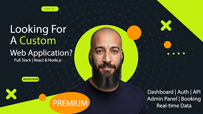 develop a custom web application with dashboard and advanced features