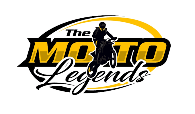 create a retro motorcycle logo design