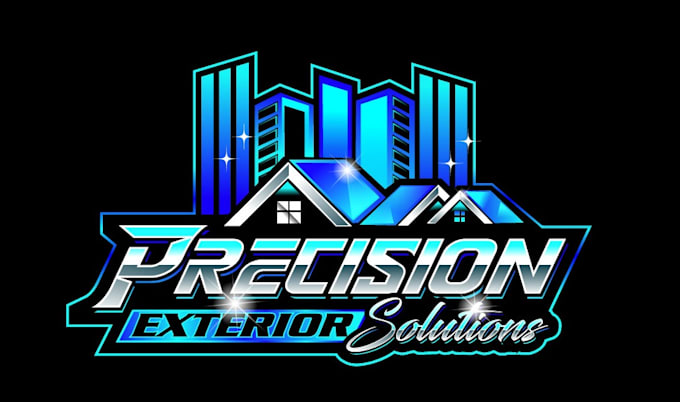 create a pressure washing business logo