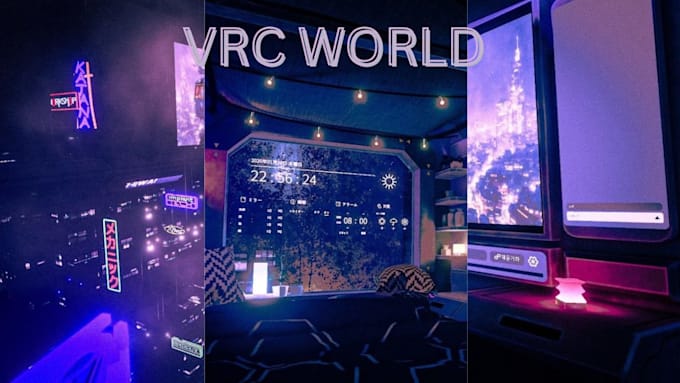Create custom 3d environment vrchat world vrc metaverse game ...