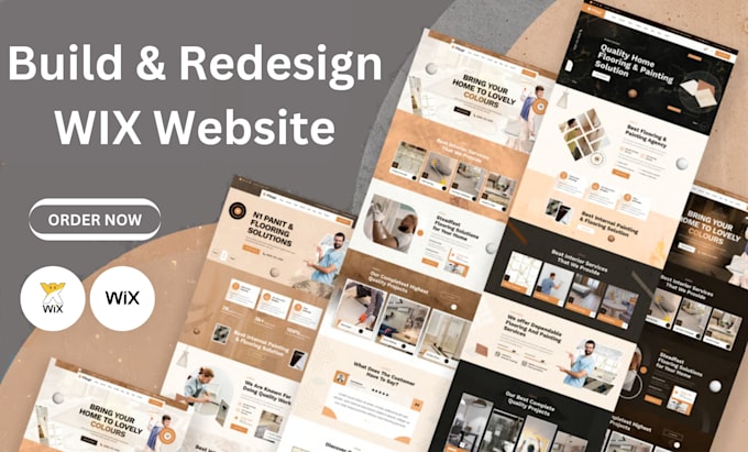 design wix website redesign rebuild revamp edit update clone wix site wix studio