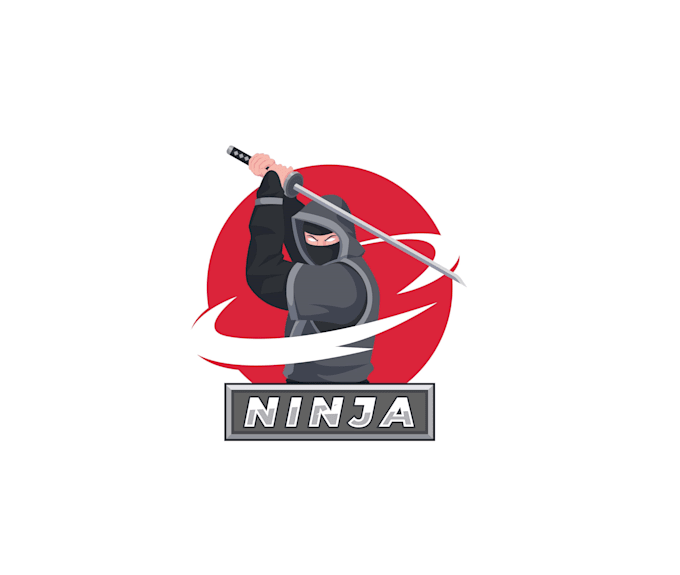 create creative and good looking ninja logo design