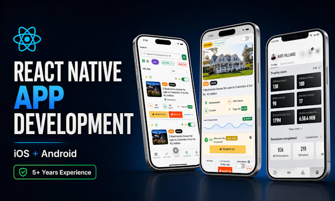 develop a react native app for ios and android