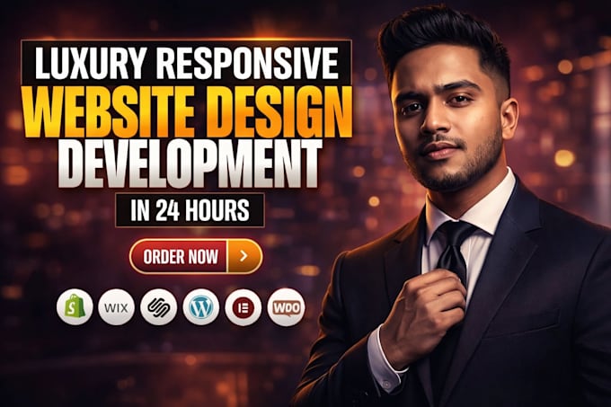 build luxury website design and website development