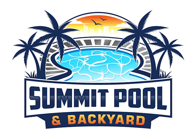 design a professional pool logo