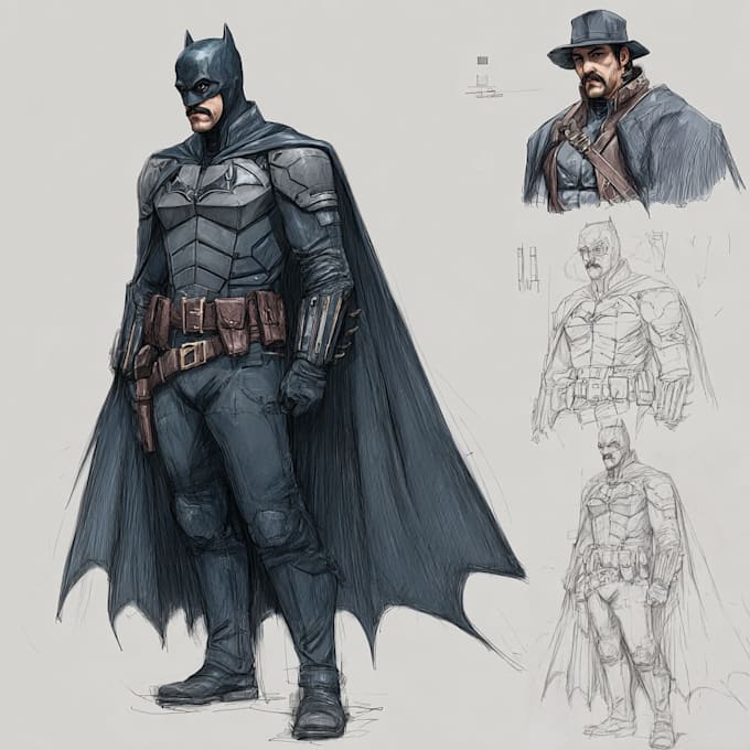 superhero character for comics