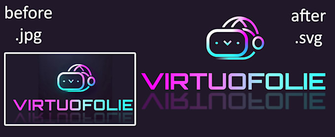 convert your ai or image logo into a clean vector file
