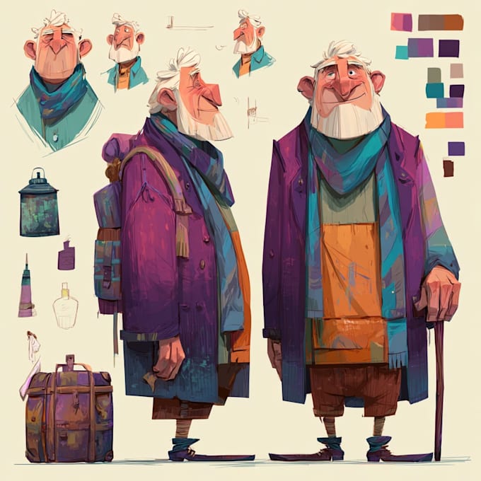 Do character design and concept art by Leaheid | Fiverr