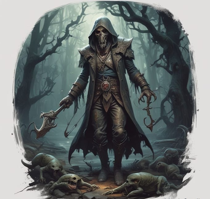 fantasy horror and fantasy horror character