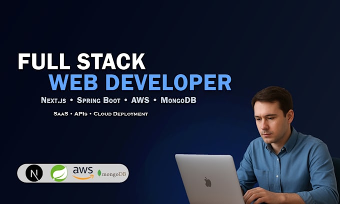 build full stack web app with nextjs and spring boot