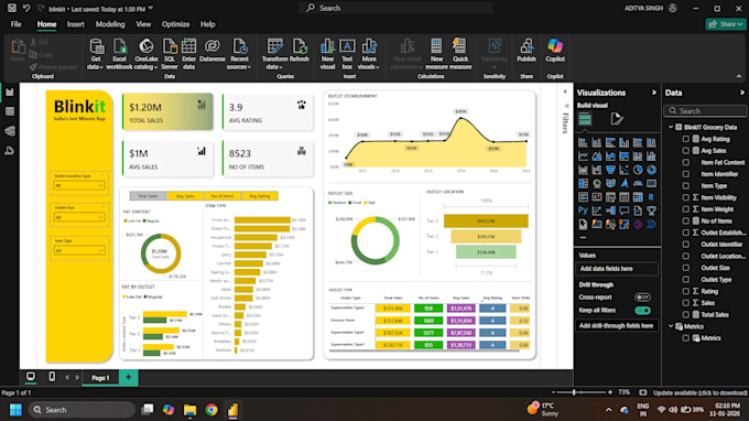 Design professional dashboards and perform detailed data analysis for ...