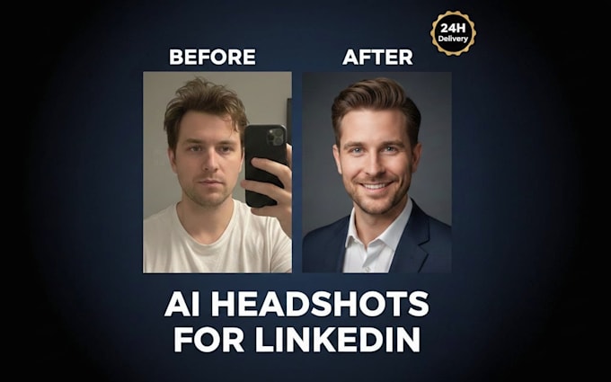create realistic headshots for linkedin and corporate profiles