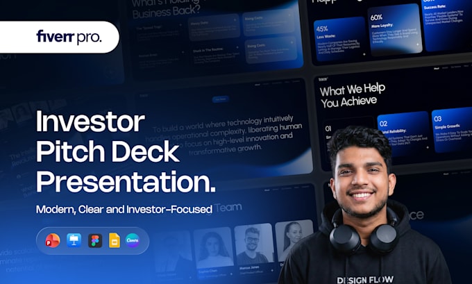 design investor pitch deck presentation