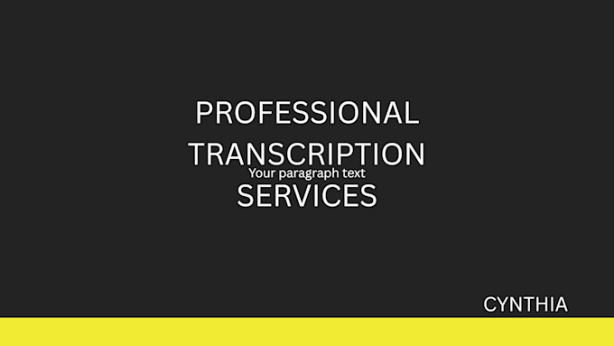 accurately transcribe your audio, video or handwritten notes into text