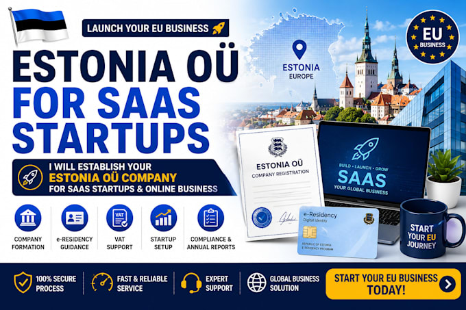 establish your estonia oÜ company for saas startups and online business