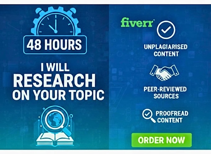 research on your topic in 48 hours