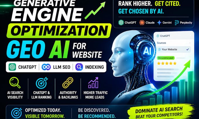 do generative engine optimization geo ai for website chatgpt llm seo indexing