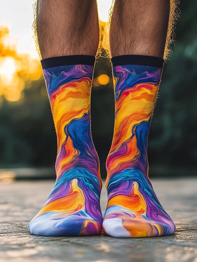 design custom and unique socks design