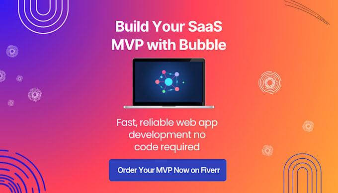 build your saas mvp or web app using bubble