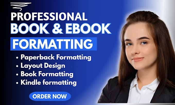 do book formatting and layout design for print ebook, children book formatting