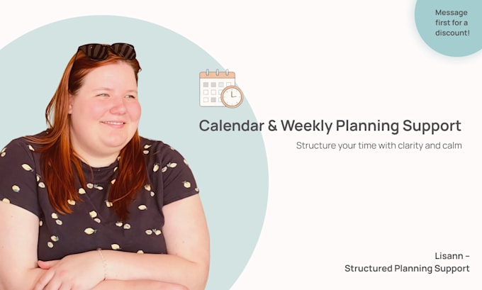 help you structure your calendar and weekly planning