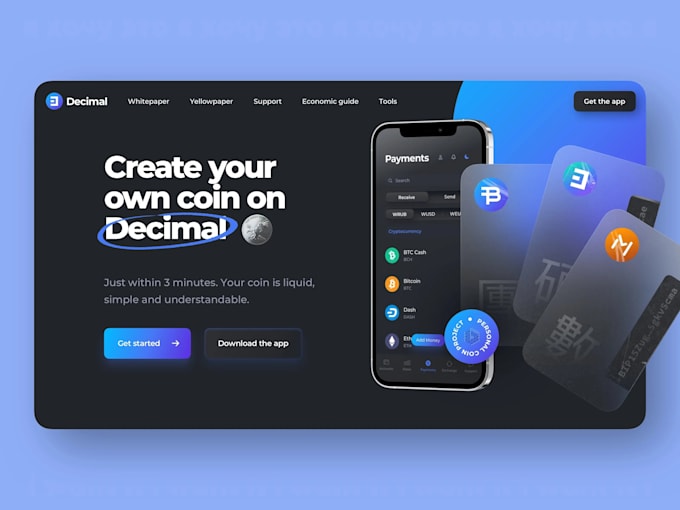 develop decentralized app crypto exchange website trading website bnpl ap