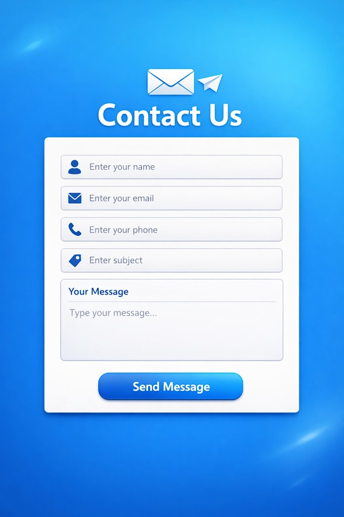 help you in website contact us form submission manually