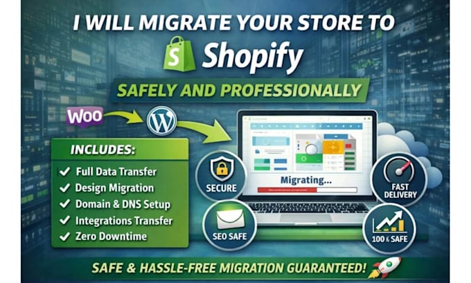 migrate your store to shopify safely and professionally