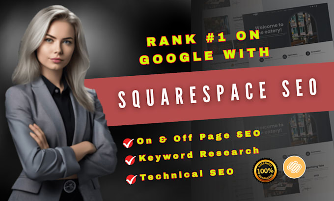 optimize squarespace SEO with on page optimization for 1st page google ranking