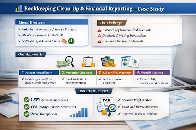 provide accounting and bookeeping services