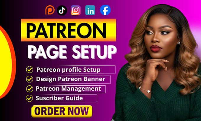 set up and optimize your patreon page professionally