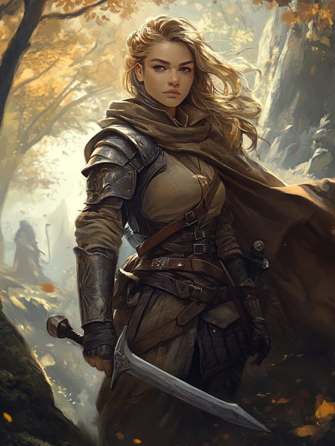 fantasy  dnd character illustration