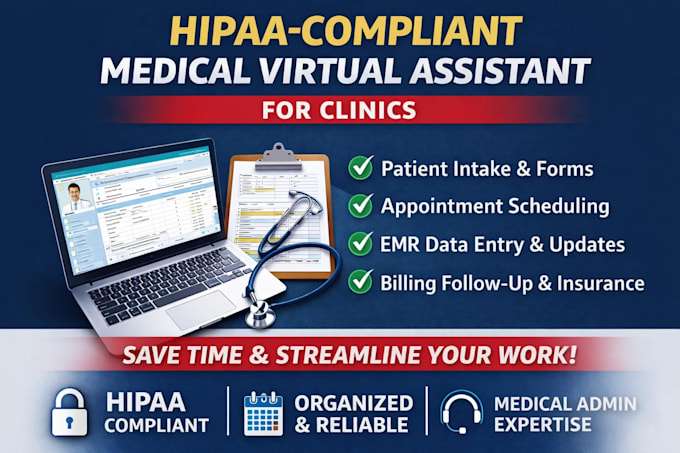 be your hipaa compliant medical and administrative virtual assistant