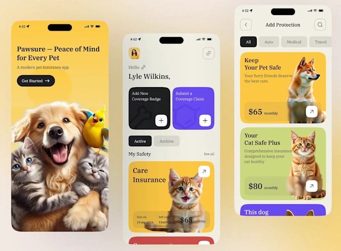 develop custom pet care app for pet owners and trainers