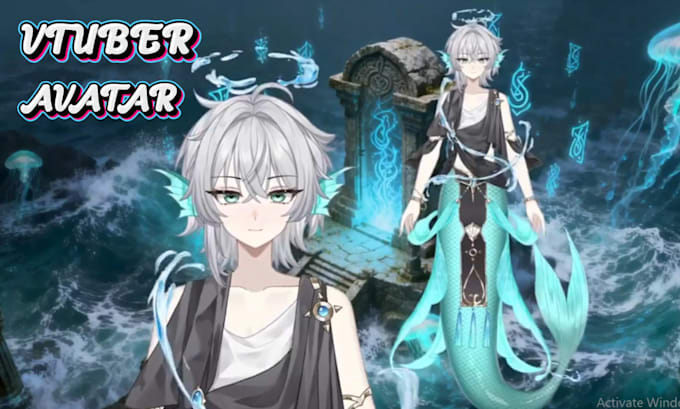 create custom anime 3d vtuber model with full rigging, vrm, and streaming setup