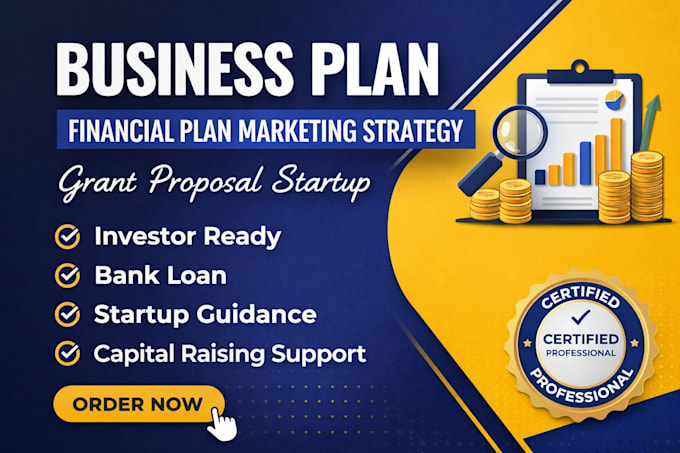 write a business plan financial plan marketing strategy grant proposal startup