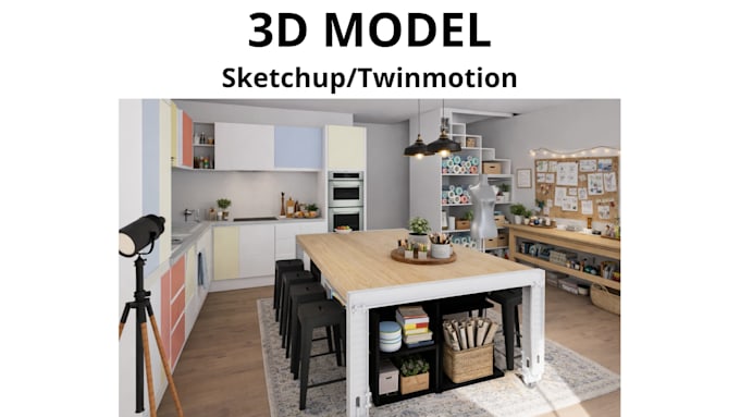 create realistic 3d architectural model in sketchup